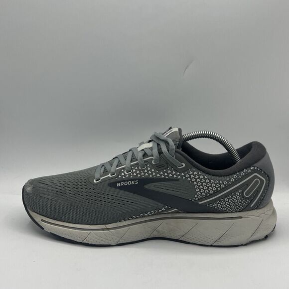Brooks Ghost 14 Mens 11 D Shoes Gray Walking Running Gym Sneaker 1103691D067 - Picture 5 of 13